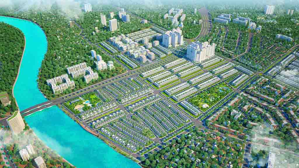 phoi canh la villa green city